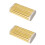 2Pièces Coussin En Bambou Pour , Usage Maison, Couleur Clair 4