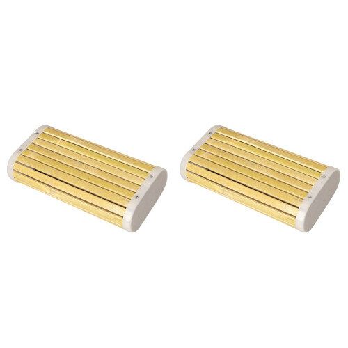 2Pièces Coussin En Bambou Pour , Usage Maison, Couleur Clair 1