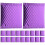 100Pièces D'envoi Bulles Violet Adhésif Solide Polyvalent 3