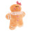 2Pcs Soft Cotton Gingerbread Man Plush Pillow for Decor 1