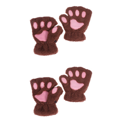 4 Pcs Gloves Apparel Hanging Neck 2