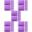 100Pièces D'envoi Bulles Violet Adhésif Solide Polyvalent 8