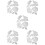 5 Sets Pine Cone Shape Embossing Paper Die For Card Making 8