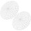 4Pcs Home Fermentation Press Plate Plastic Pickle Jar Presser White 3