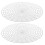 4Pcs Home Fermentation Press Plate Plastic Pickle Jar Presser White 1