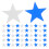 6000Pcs Pentagram Sequins Confetti Blue Silver Party Table Decoration 1