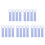 20Pcs Blue Plastic Mop Grip Handles Comfortable Durable Replacement 4
