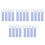 20Pcs Blue Plastic Mop Grip Handles Comfortable Durable Replacement 5