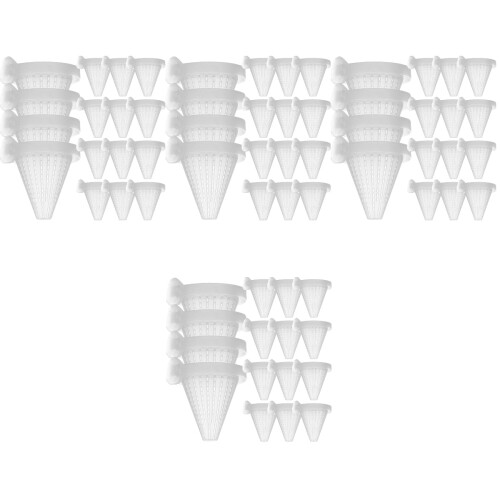 100Pièces Mangeoires À Transparentes Pour Aquarium 2