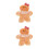 2Pcs Soft Cotton Gingerbread Man Plush Pillow for Decor 4