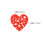 4Rouleaux Stickers Sceaux Multicolores Pour Cadeaux 10