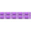 100Pièces D'envoi Bulles Violet Adhésif Solide Polyvalent 9