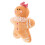 2Pcs Soft Cotton Gingerbread Man Plush Pillow for Decor 2