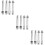 3pcs Kitchen Storage Basket Removable Hooks Baskets For Hanging Organization In Bathroom Kitchen 10