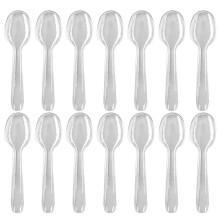 800Stk Mini Demolöffel Transparent Kunststoff Für Eiscreme