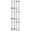 3pcs Kitchen Storage Basket Removable Hooks Baskets For Hanging Organization In Bathroom Kitchen 9