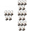 20Pcs Silver Steel Tie Down Single Fitting with Cargo Ring 7