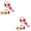 4Rouleaux Stickers Sceaux Multicolores Pour Cadeaux 8