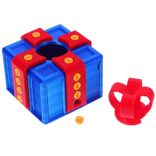 Gift Box Ornaments Plastic Craft Decor Household Table Decoration