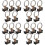 20Pcs Silver Steel Tie Down Single Fitting with Cargo Ring 6