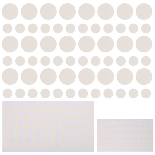 800 Pcs Transparent High Adhesive Double Sided Round Tape Dots 1