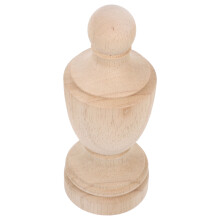 3Stk Unfertige Holzpfostenkappen Beige Für DIY Möbel Und Raumdeko