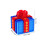 Gift Box Ornaments Plastic Craft Decor Household Table Decoration 2