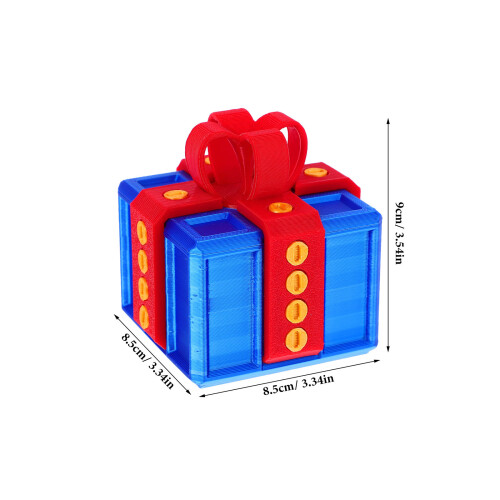 Gift Box Ornaments Plastic Craft Decor Household Table Decoration 1