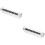2Pcs Silver Car Phone Temporary Parking Card Accessory 8