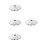 4Pièces Couvercle Argent Machine Bonbons Résistant 10