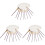 3Sets Multi-Function Purple Art Brush Kit for School and Home Use 3