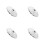 4Pièces Couvercle Argent Machine Bonbons Résistant 8