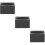 3Pcs Black Graphite Ingot Mold Impact Resistant Metal Melting Casting 11