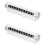 2Pcs Silver Car Phone Temporary Parking Card Accessory 7