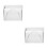 2Pcs Transparent Attendance Machine Protector Cover Waterproof 3