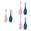 6Pcs Plastic Skimmer Spoon Long Handle Kitchen Strainer Colander Scoop 8