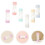 6Pcs Compact Lens Case Boxes Plastic Travel Contact Lens Holder 9