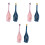 6Pcs Plastic Skimmer Spoon Long Handle Kitchen Strainer Colander Scoop 5