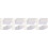800 Pcs Transparent High Adhesive Double Sided Round Tape Dots 4