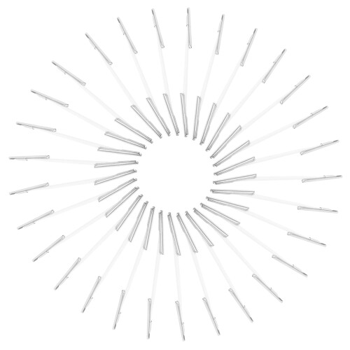 500Pcs Versatile White Elastic Band with Metal Ends for DIY Projects 1