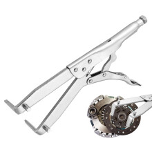 Motorcycle Clutch Holder Tool with Adjustable 5Inch Jaws and Durable Carbon Steel Grip