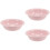 3Pcs Strong Pink Enamel Basin for Kitchen Vegetable and Fruit Cleaning 8