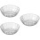 3Pcs White Mixing Bowls Fruit Salad Vegetable Serving Bowls 7