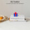 Gift Box Ornaments Plastic Craft Decor Household Table Decoration 4