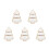 5Pcs Christmas Tree Shaped & White Ceramic Snack Dish 5