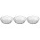 3Pcs White Mixing Bowls Fruit Salad Vegetable Serving Bowls 4