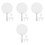 16 Pcs Diy Double Sided Sublimation Fan Blank Portable Handheld 5