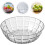 3Pcs White Mixing Bowls Fruit Salad Vegetable Serving Bowls 11