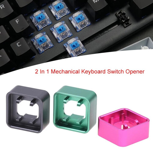 2 in 1 Aluminum Alloy Mechanical Keyboard Switch Opener and Puller, Compact Precision Tool 1