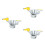 3pcs Disassembler Bird Head High Strength 8